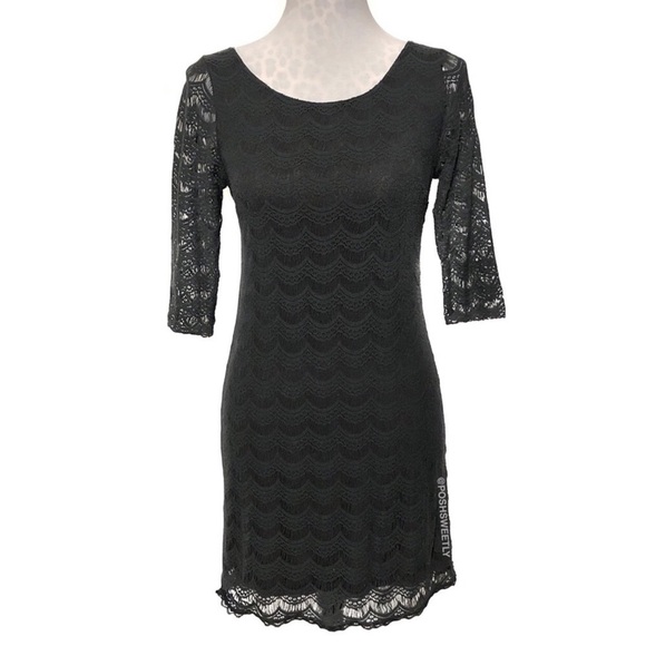 Free People Lace Overlay Dress - Picture 1 of 10